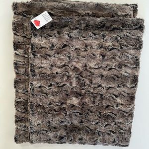Walnut Wild Rabbit Minky Blanket New With Tags